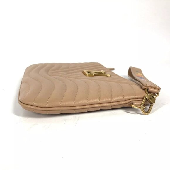 LOUIS VUITTON M68478 New Wave Zip Pochette Bag pouch with strap Clutch bag - Picture 7 of 15